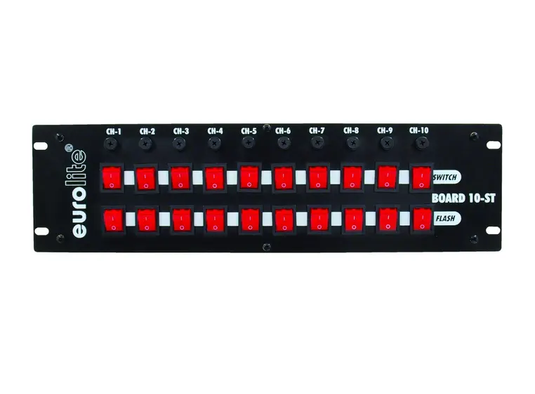 EUROLITE Board 10-ST with 10x safety-plug 